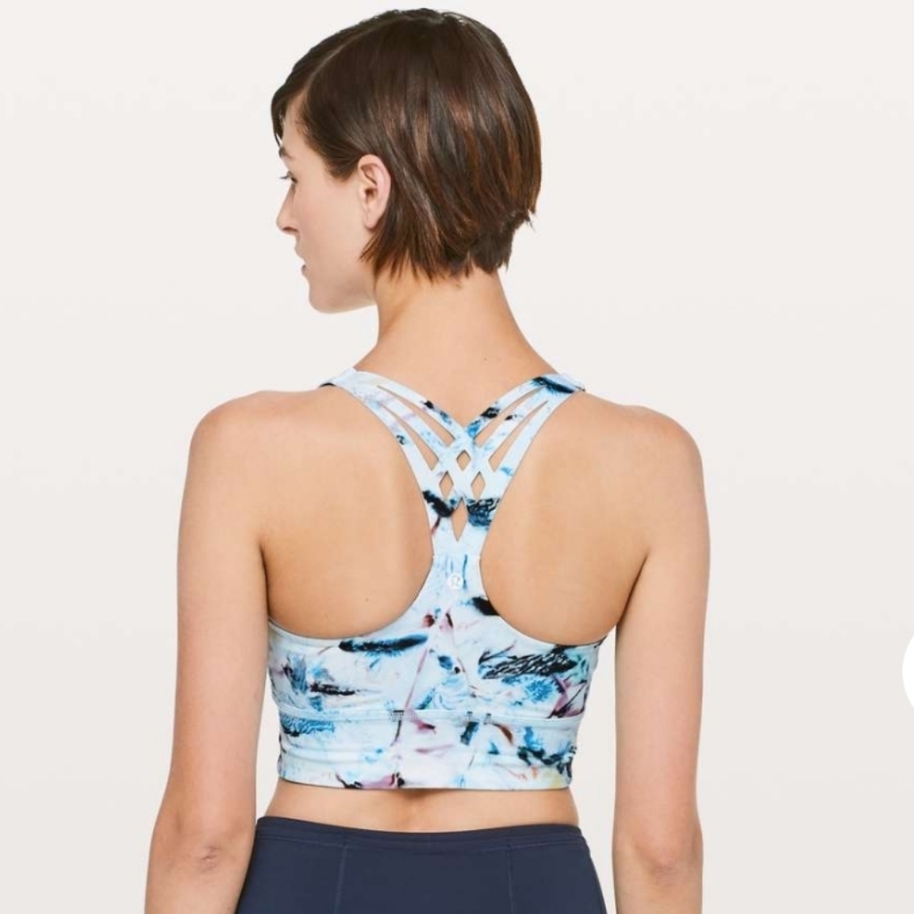 LULULEMON Mind Over Miles Bra -Exposure Multi size 10 - Picture 2 of 8